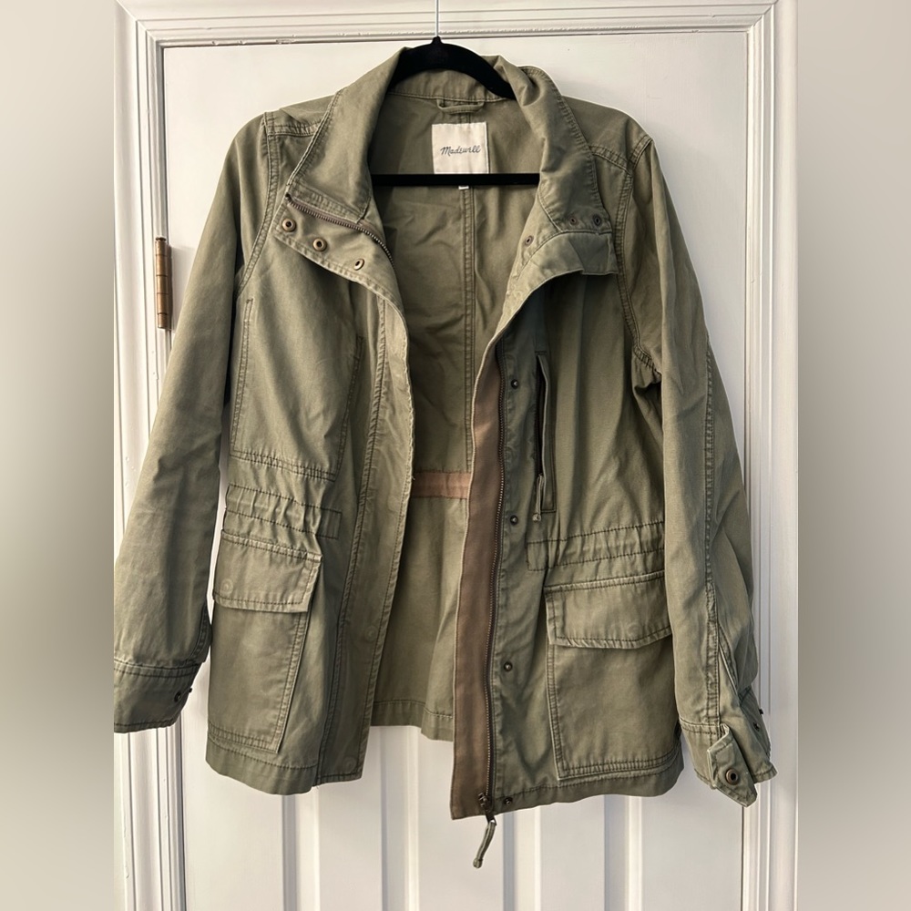 Madewell Utility Jack, Army Green - Women’s Large